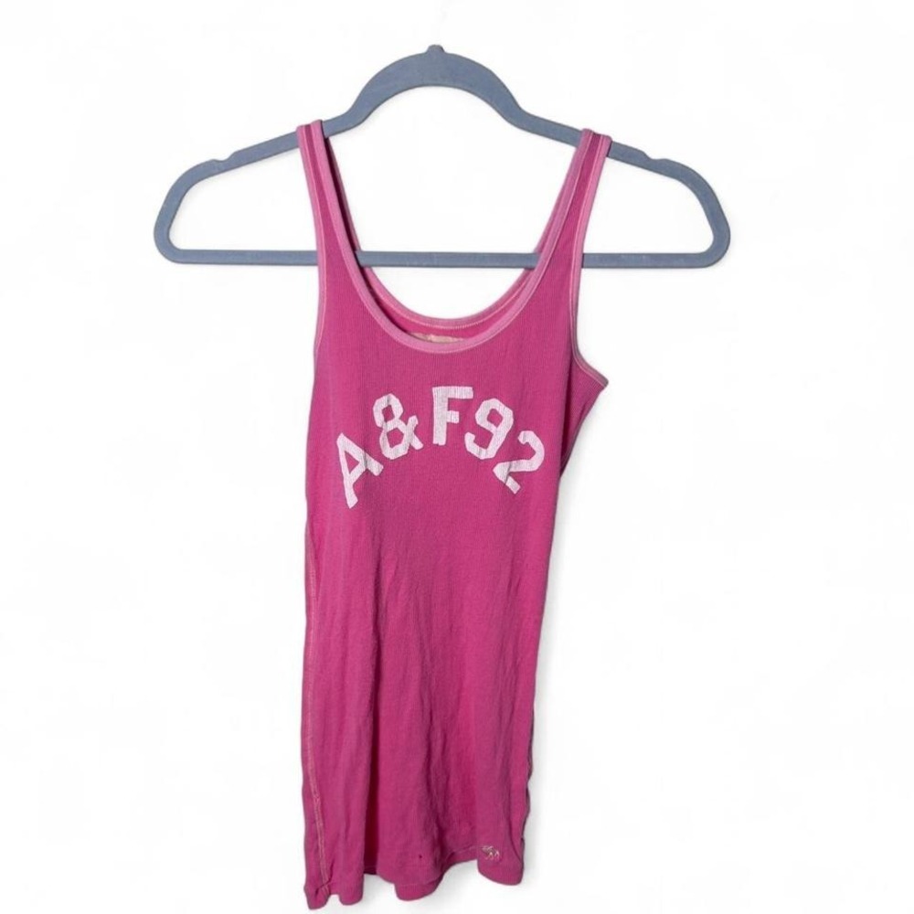VINTAGE 90s Y2K Abercrombie And Fitch Pink Tank Top Tagged Size Women's‎ Large